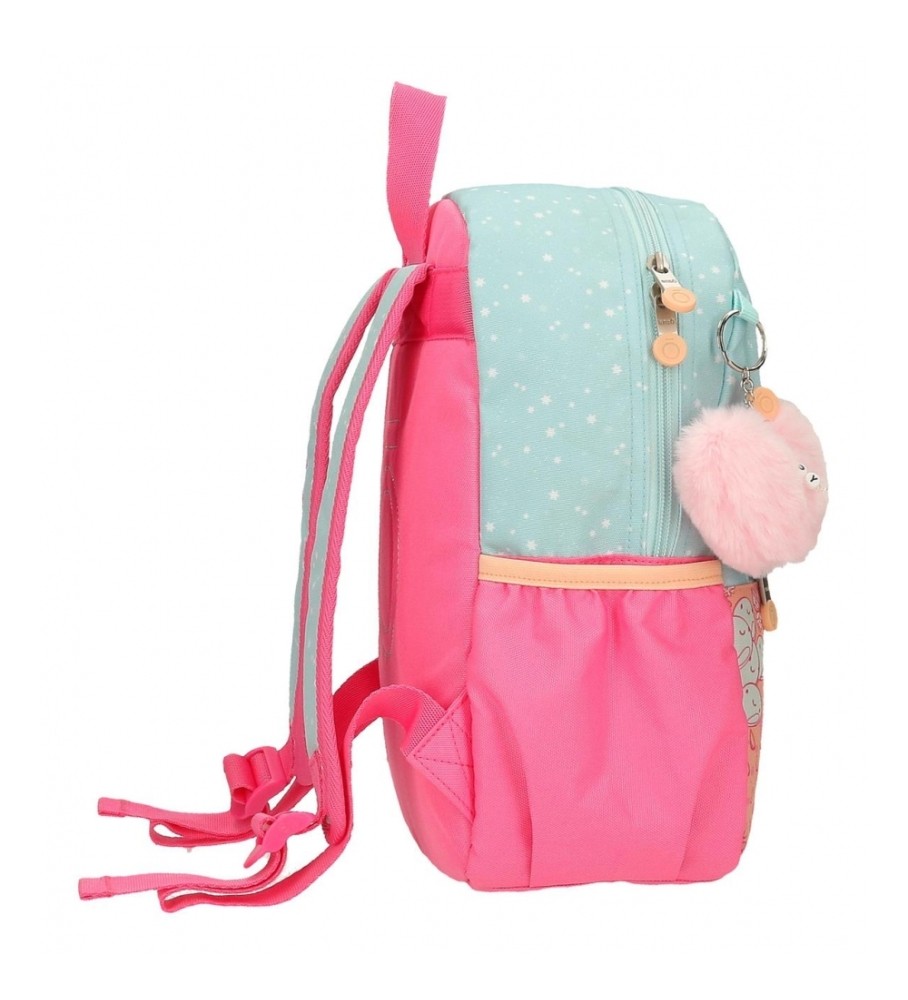 Mochila de caminhada Enso com balões adaptáveis de 32 cm na cor turquesa.