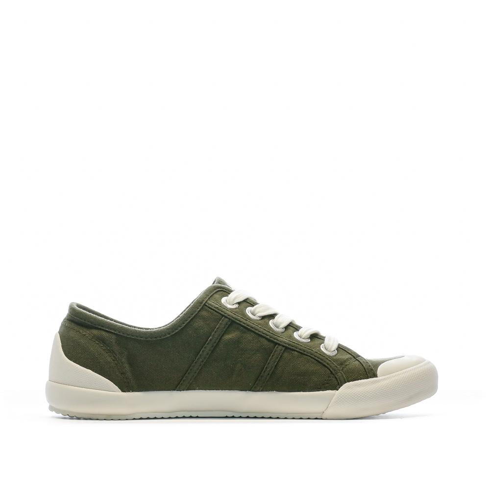 TBS Baskets en toile Kaki Femme TBS Opiace