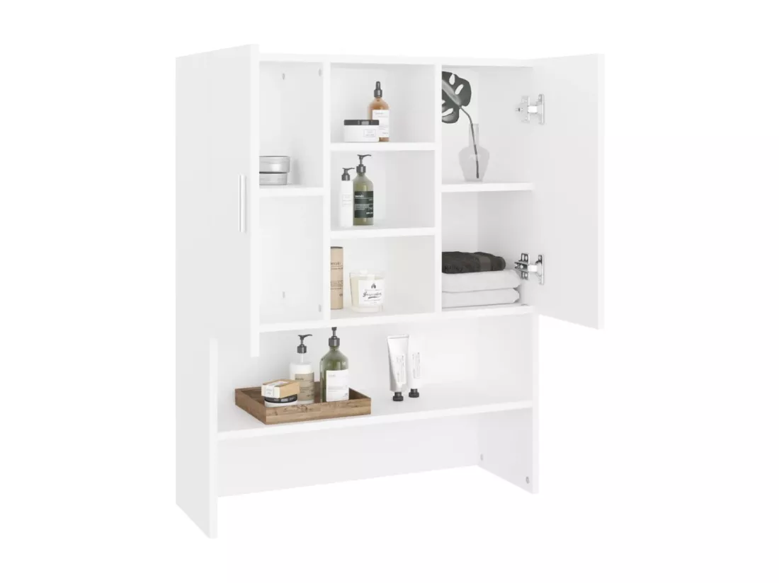 Meuble pour machine à laver Blanc 70,5x25,5x90 cm