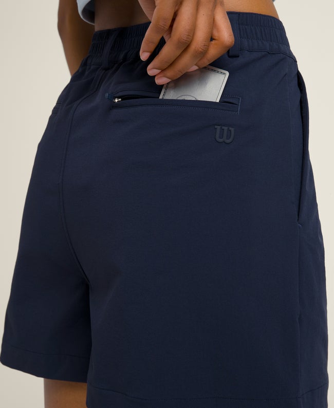Wynne Pull-On Bundfalten-Shorts