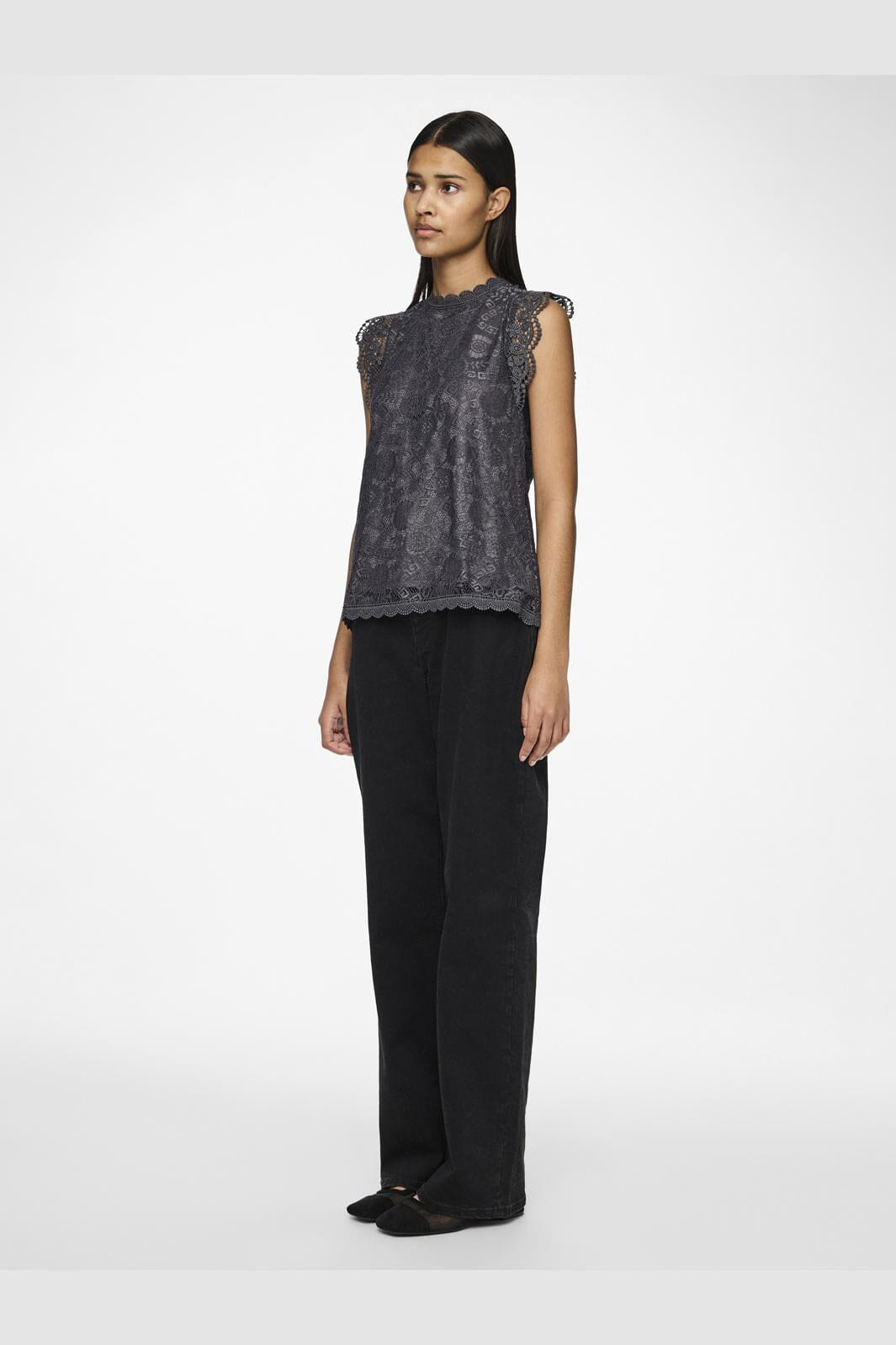 Pieces Pcolline Sl Lace Top 4562079 magnet