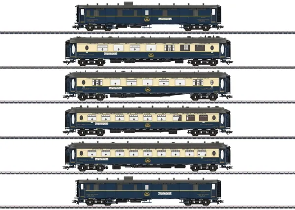 Märklin 42470, Togmodel, Formonterede, HO (1:87), Edelweiß, Ethvert køn, Metal, Plast