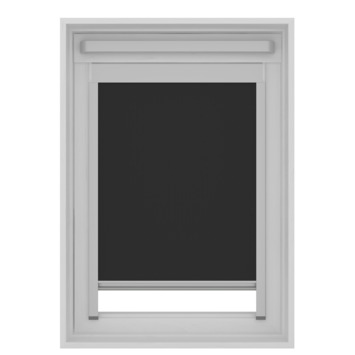 KARWEI dakraam rolgordijn verduisterend zwart (kleurnr. 7005) t.b.v. VELUX® dakraam UK04