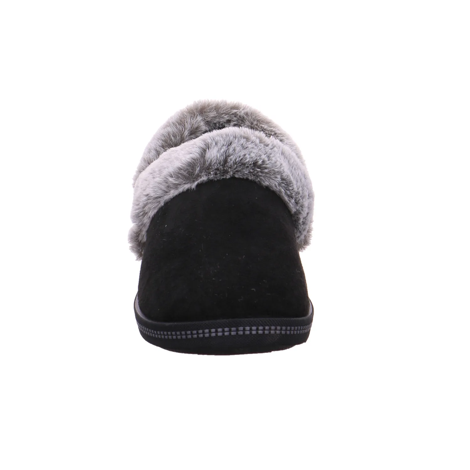 SKECHERS Hausschuh Schwarz Lederimitat