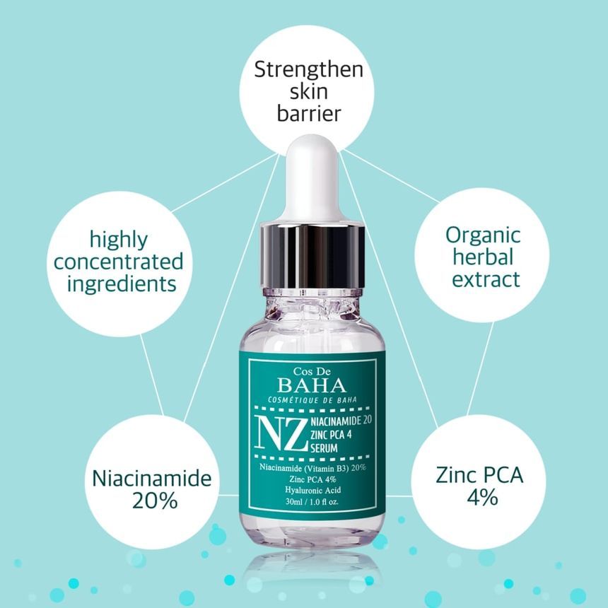 Cos De BAHA - NZ Niacinamide 20 Zink PCA 4 Serum