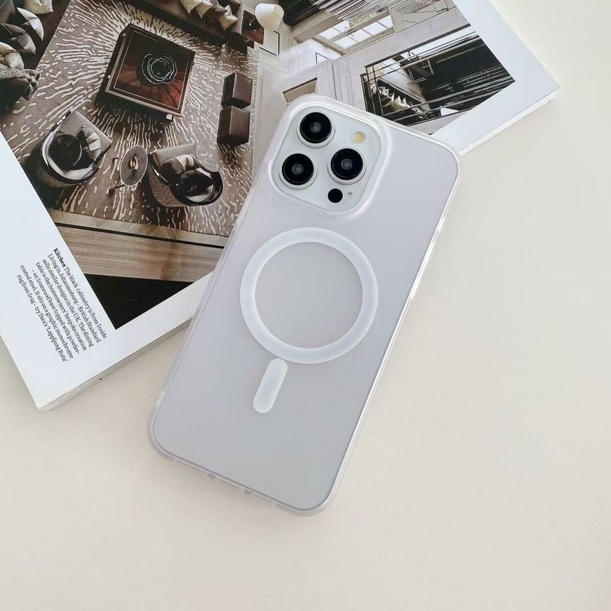 Rockit - Mat magnetisch (compatibel met MagSafe) telefoonhoesje - iPhone 16 Pro Max / 16 Pro / 16 Plus / 16