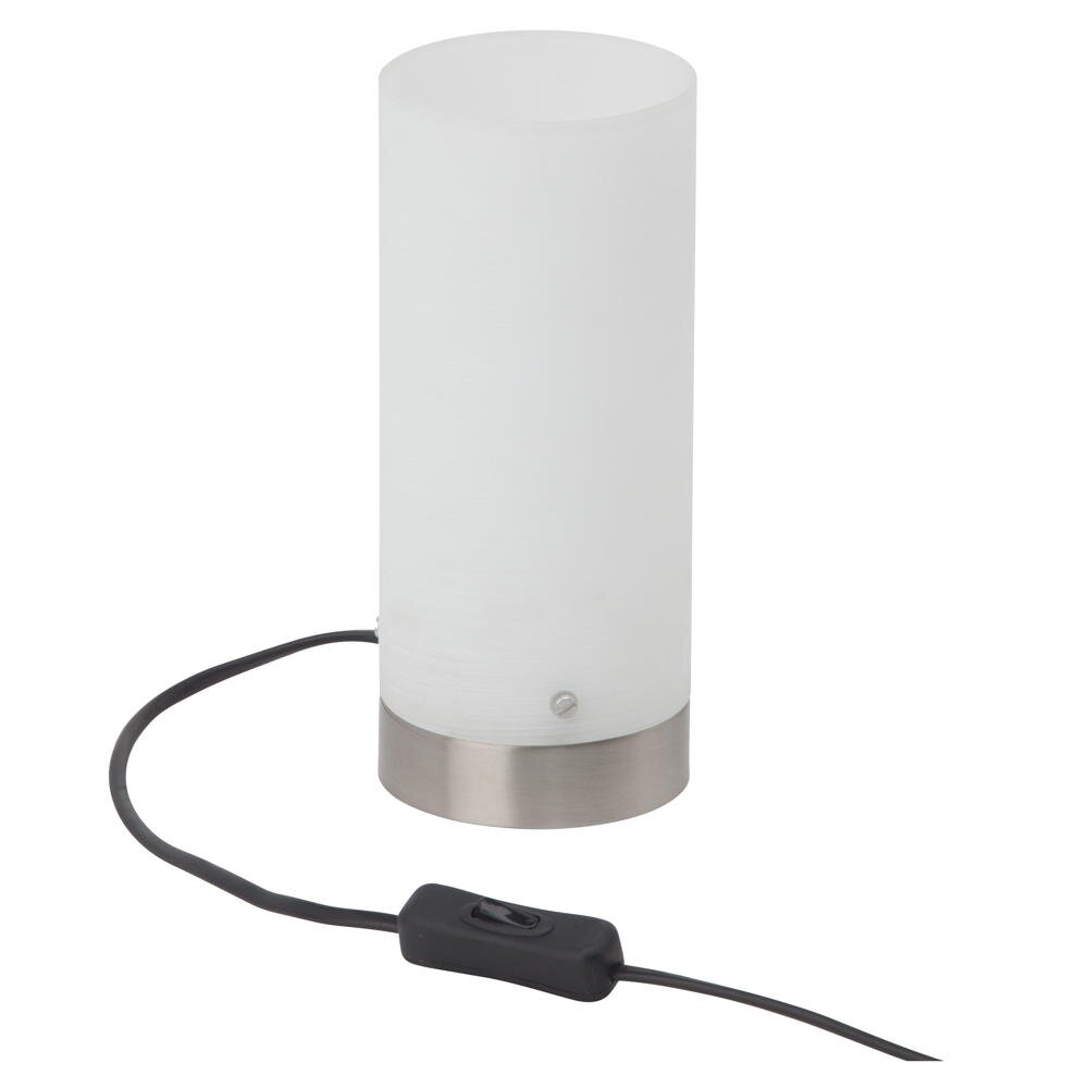 LED tafellamp Daisy in zilver en wit, 4,5W, 320lm