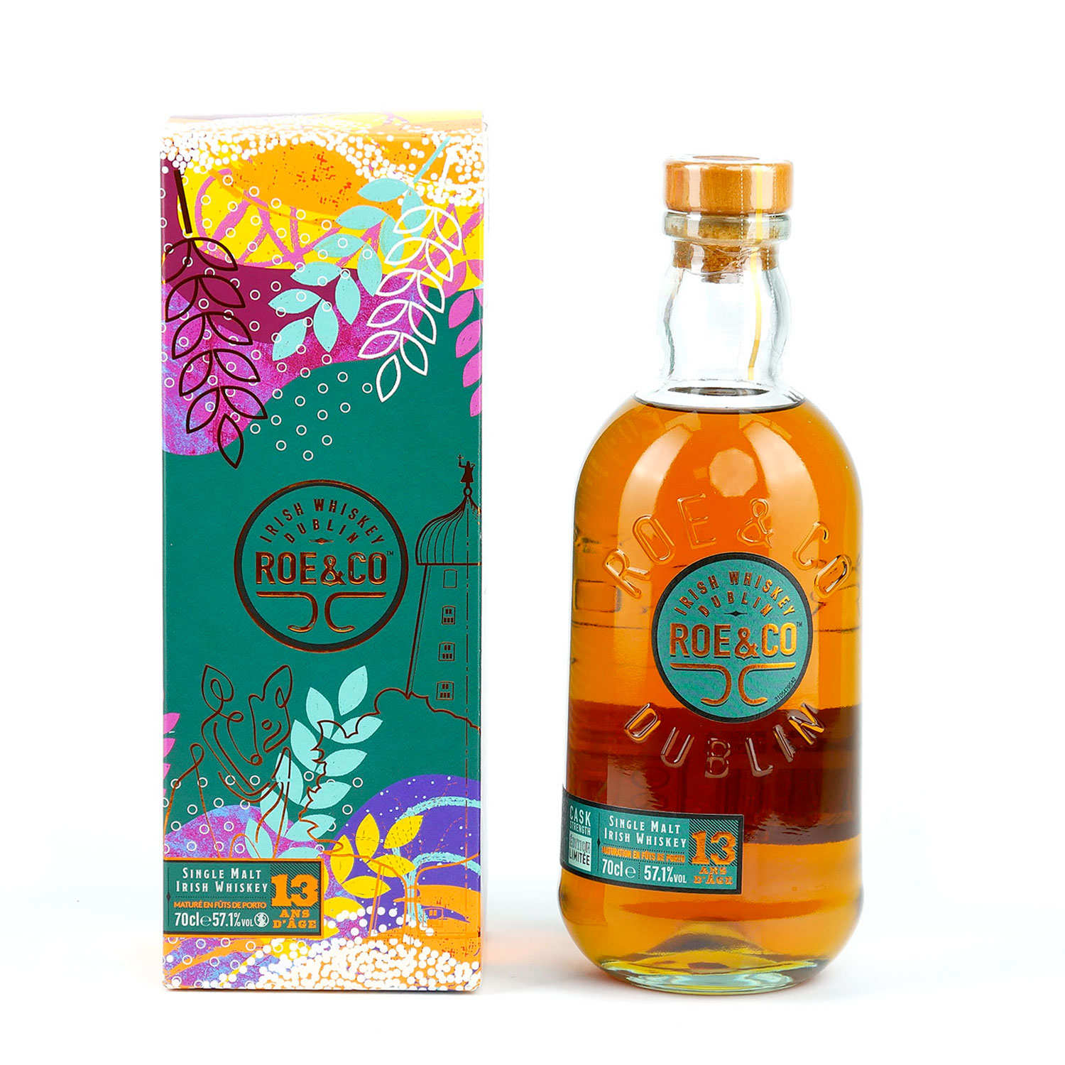 Whisky Irlandais Roe & Co Cask Strength 13 ans édition limitée 57.1%