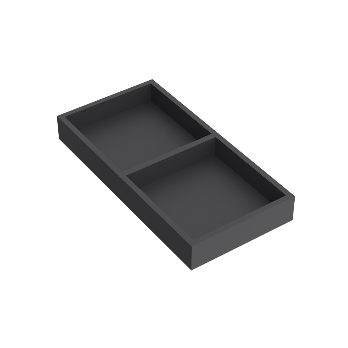 Muebles Sala ladeverdeler 16x33x4cm antraciet