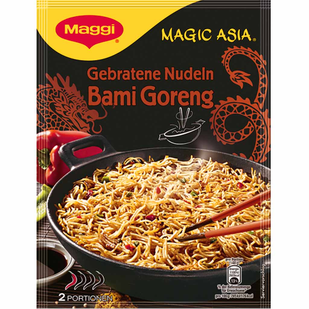 Maggi Magic Asia gebratene Nudeln Bami Goreng 120g MHD:28.10.25