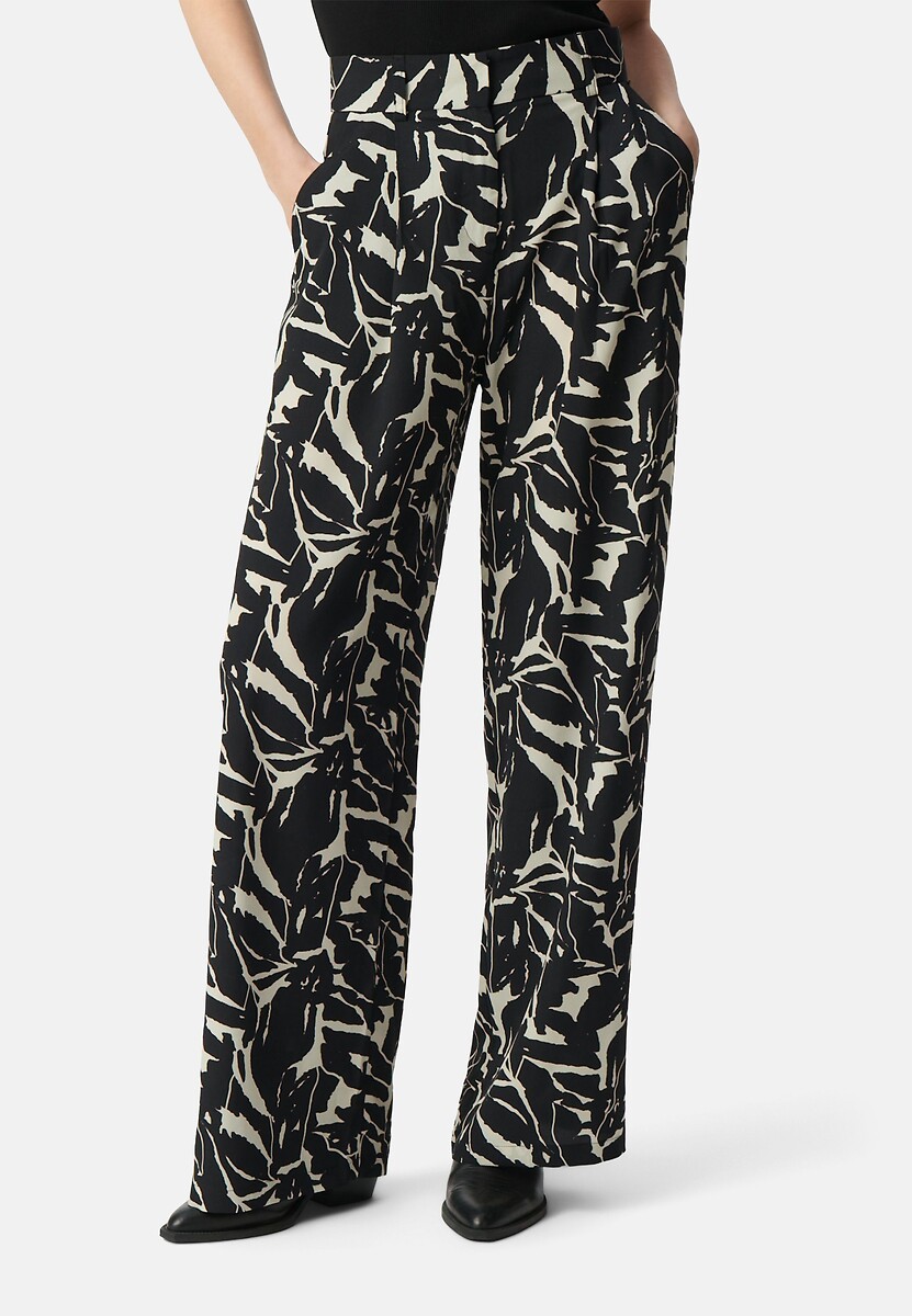 IKKS<br>Calças largas e estampadas
