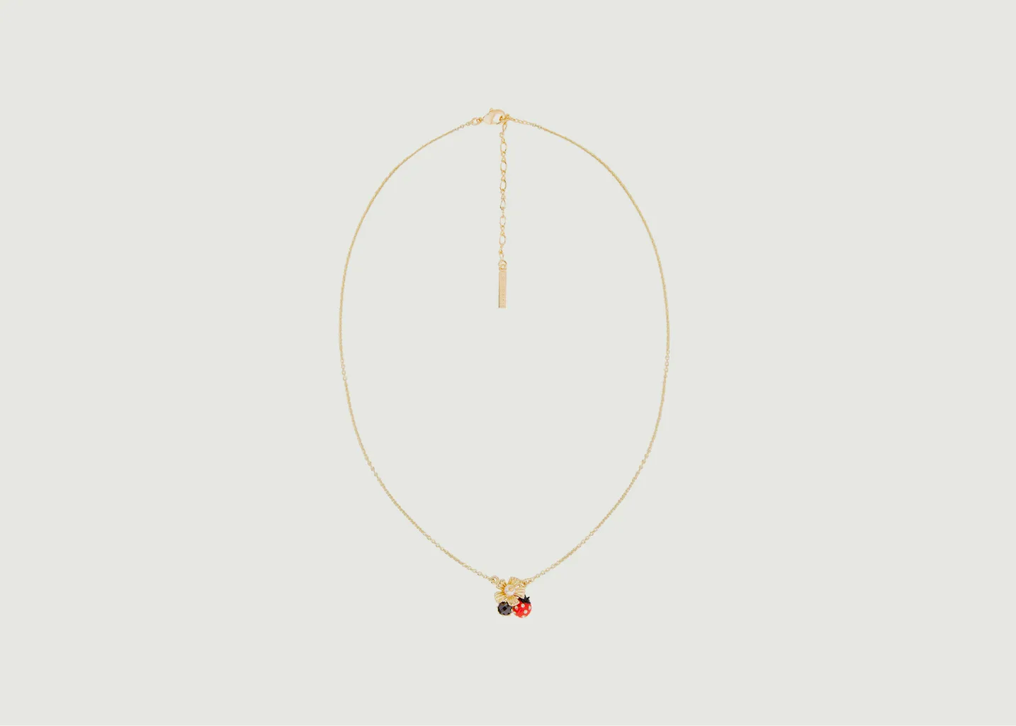 Collier pendentif coccinelle Les Néréides