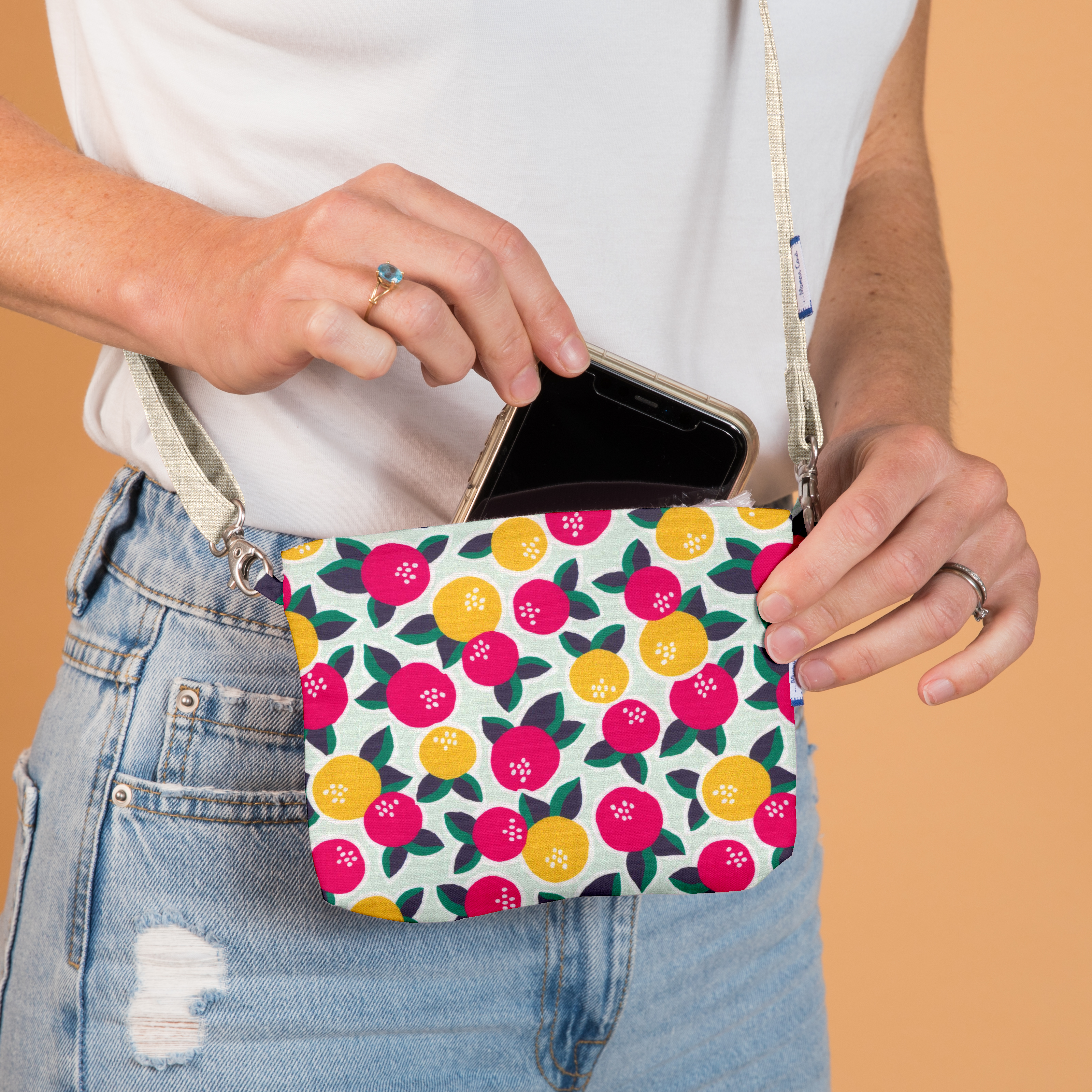 Mini Pochette Tissu Agrumes Pop