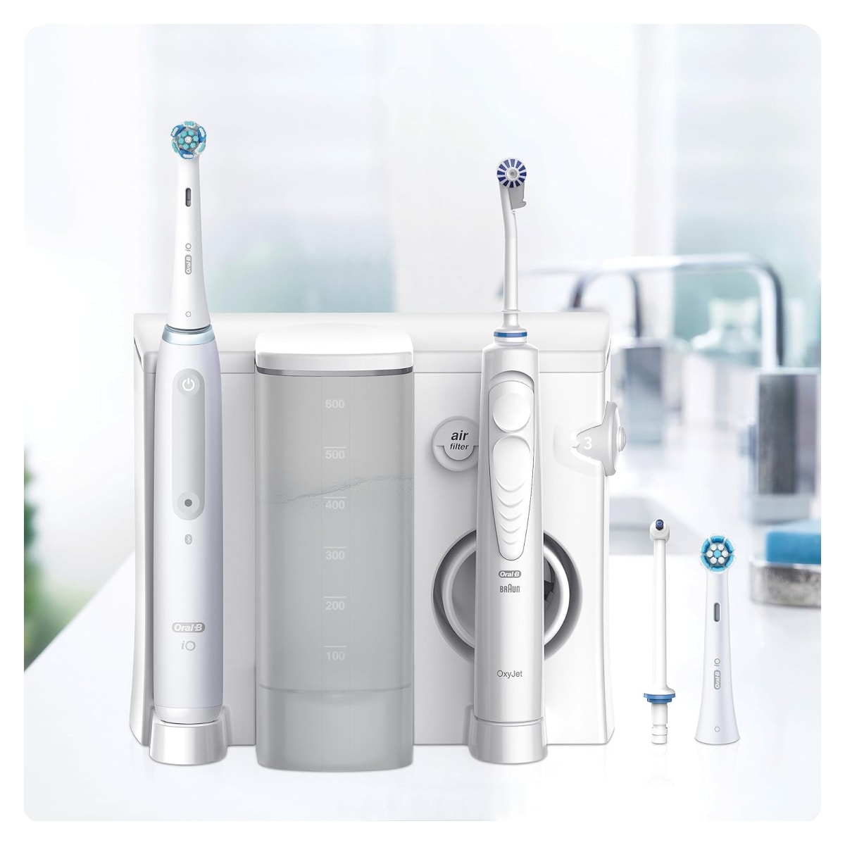 Oral-B Center OxyJet Reinigungssys. Munddusche+iO4
