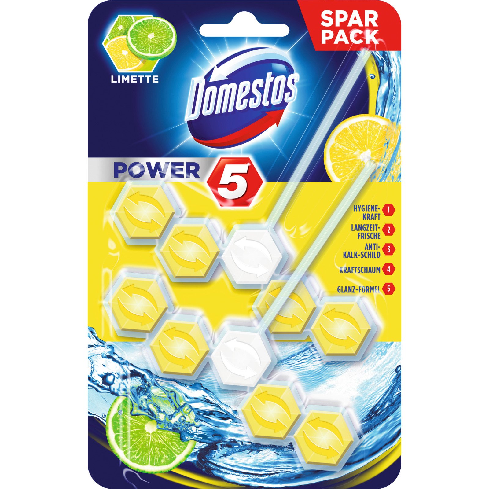 Domestos WC-Stein Limette 2x55g