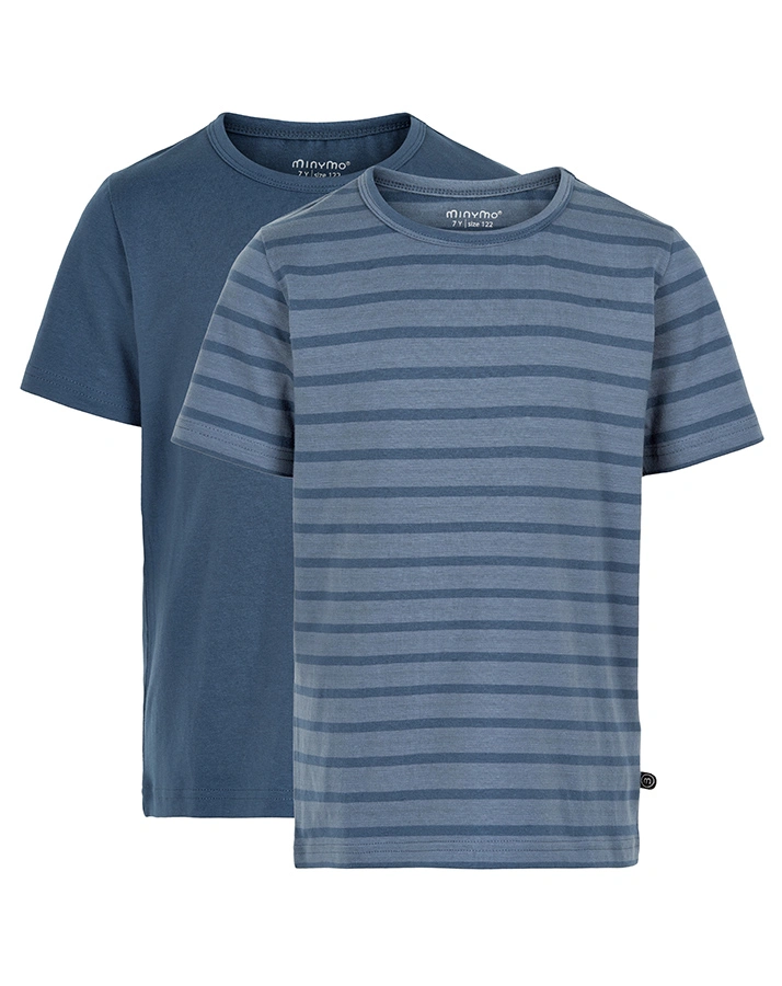 T-Shirt BASIC 32 2er Pack in new navy