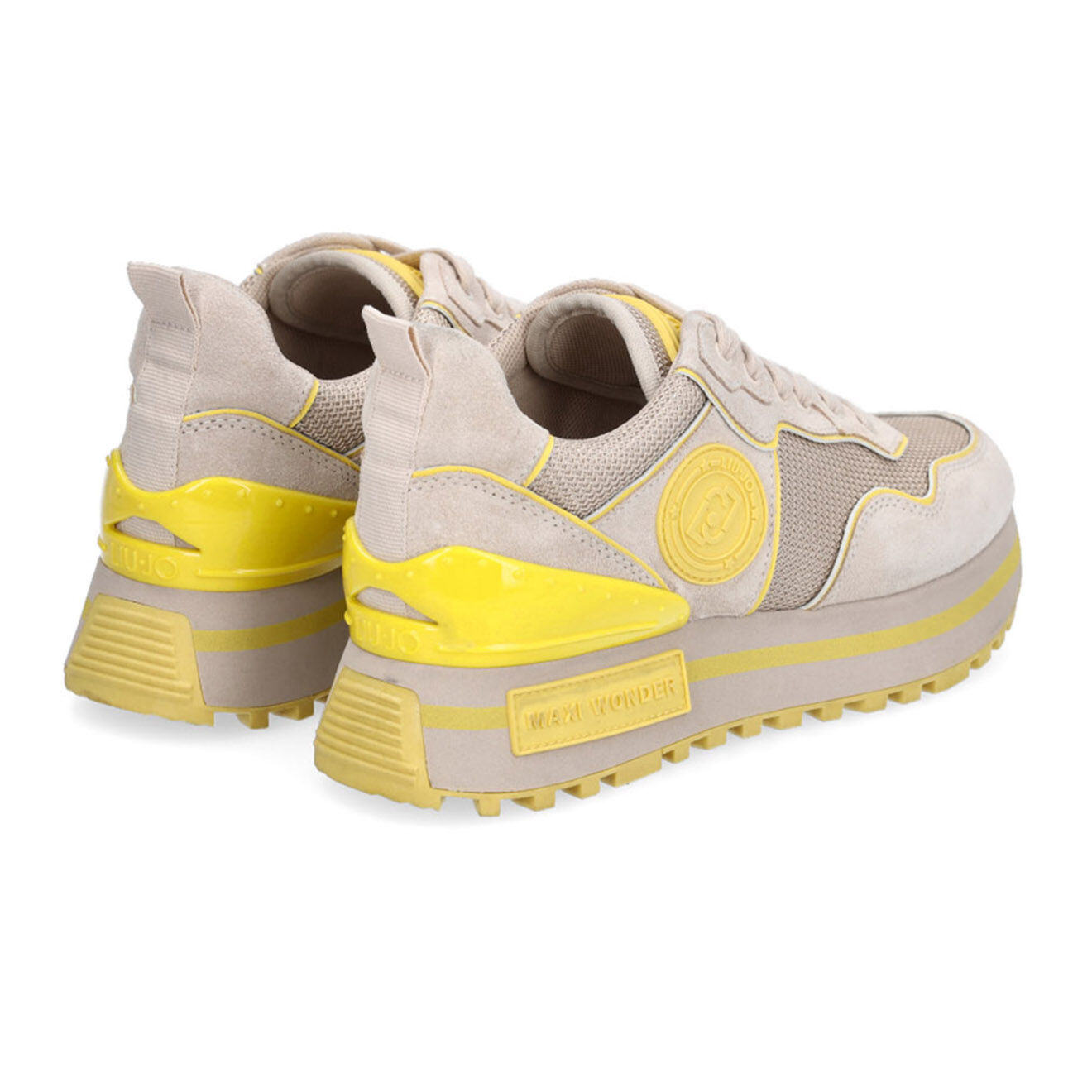 Liu-Jo Sneakers en Cuir Félicie beiges