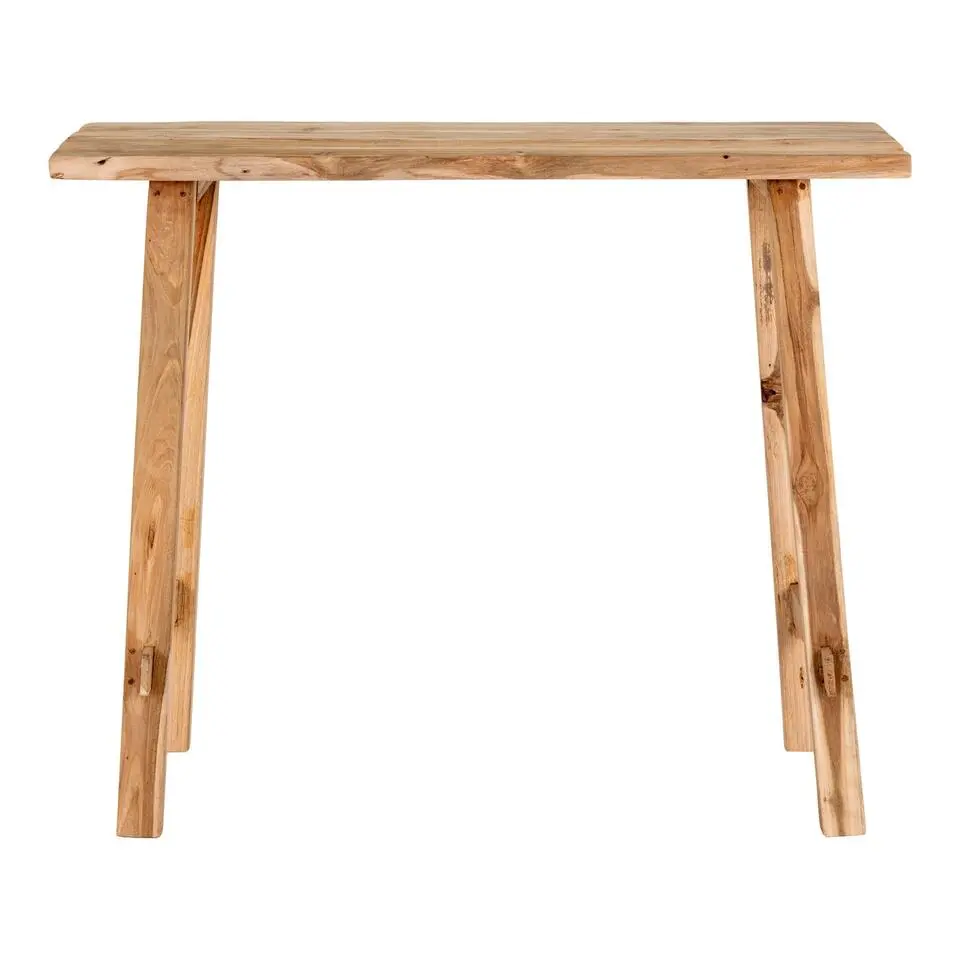Sidetable Teakhout Naturel - 90x30x80cm - Landelijke Stijl