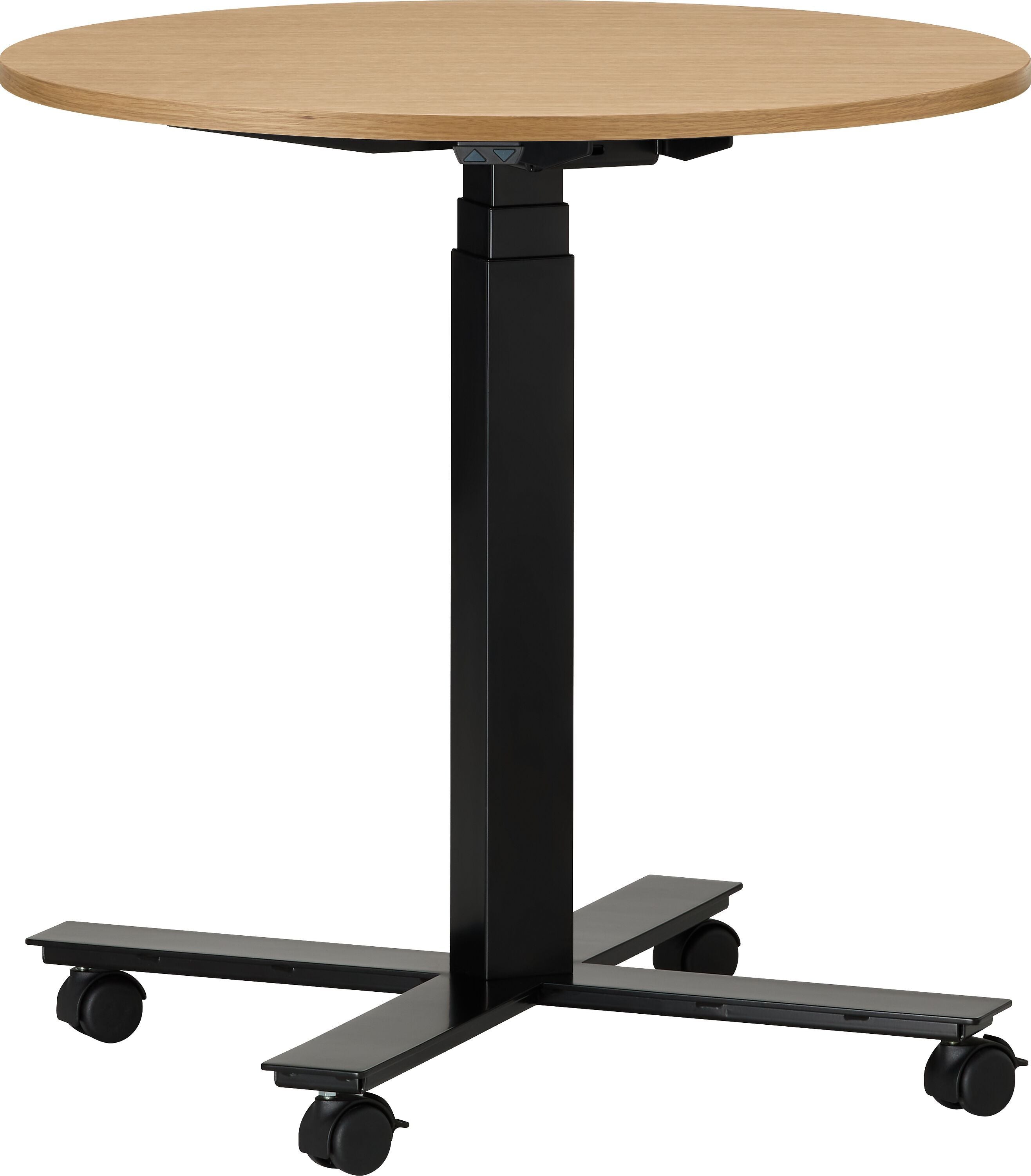 FLEXCUBE Besprechungstisch höhenverstellbar - Eiche / H: 66.5 cm