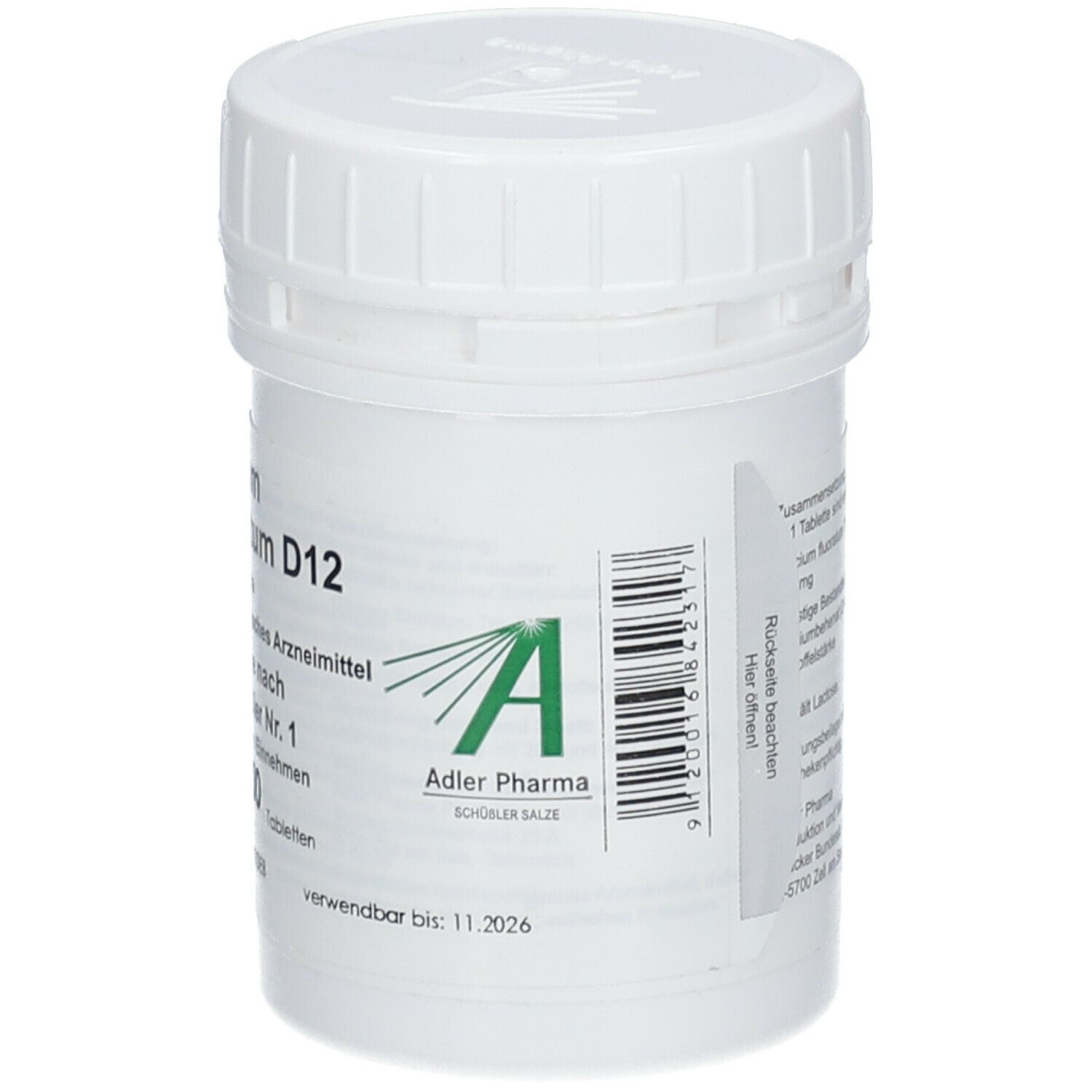 Adler Pharma Calcium fluoratum D12 Biochemie nach Dr. Schüßler Nr. 1