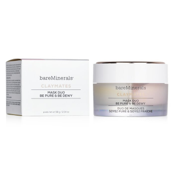 BareMinerals BareMinerals Claymates Be Pure & Be Dewy Mask Duo 58g/2.04oz
