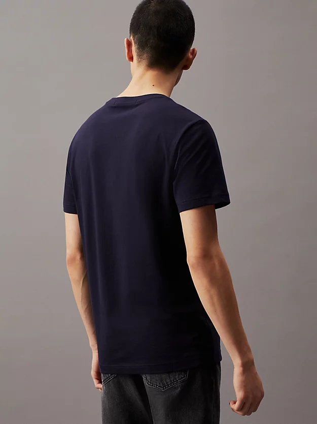 Camiseta de algodão com monograma