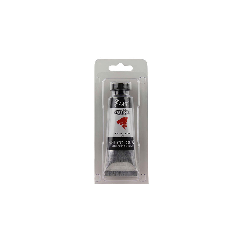 Peinture à l'huile rouge vermillon 45ml