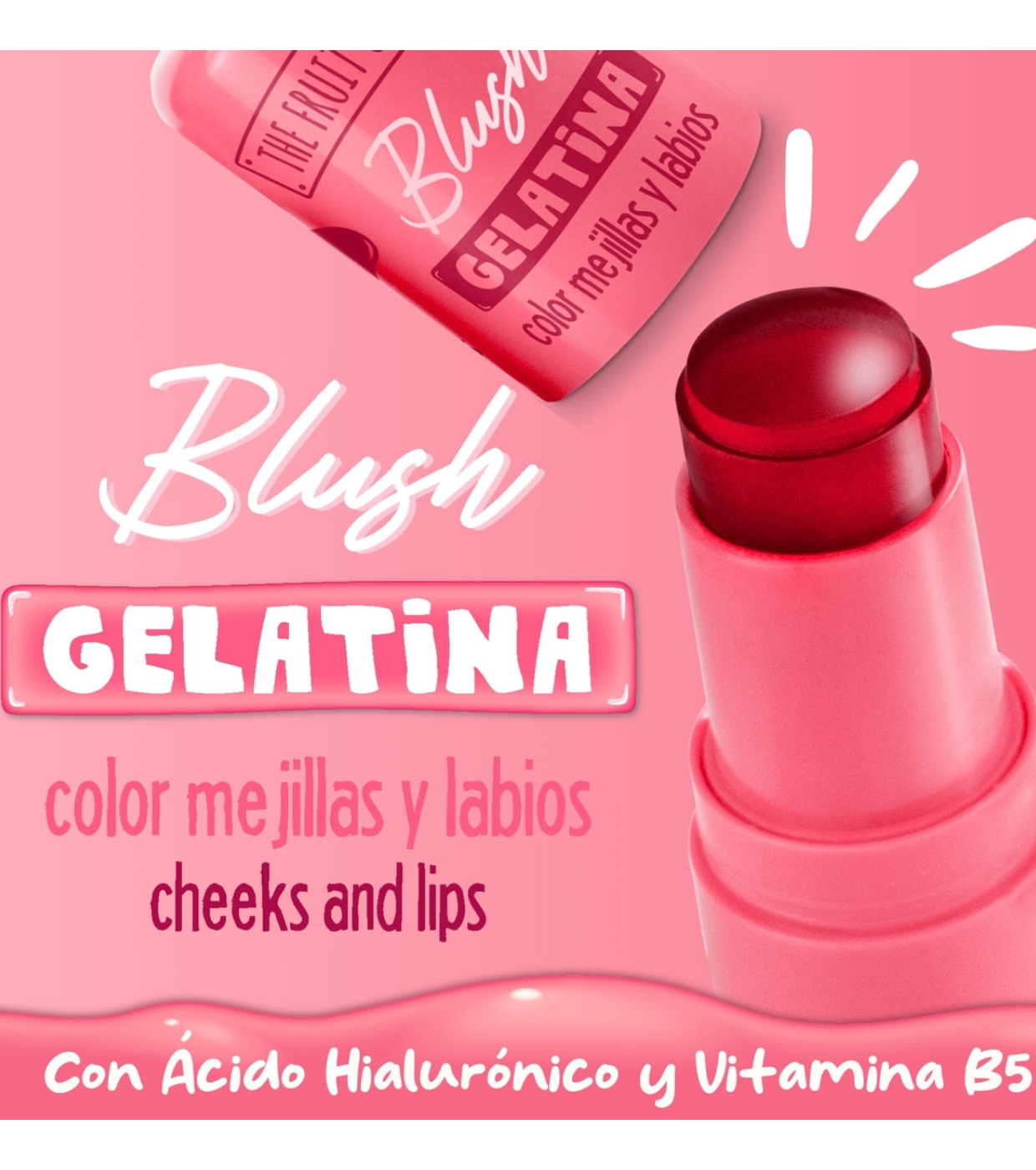 The Fruit Company - Jelly Lip and Cheek Tint - 02: Melancia