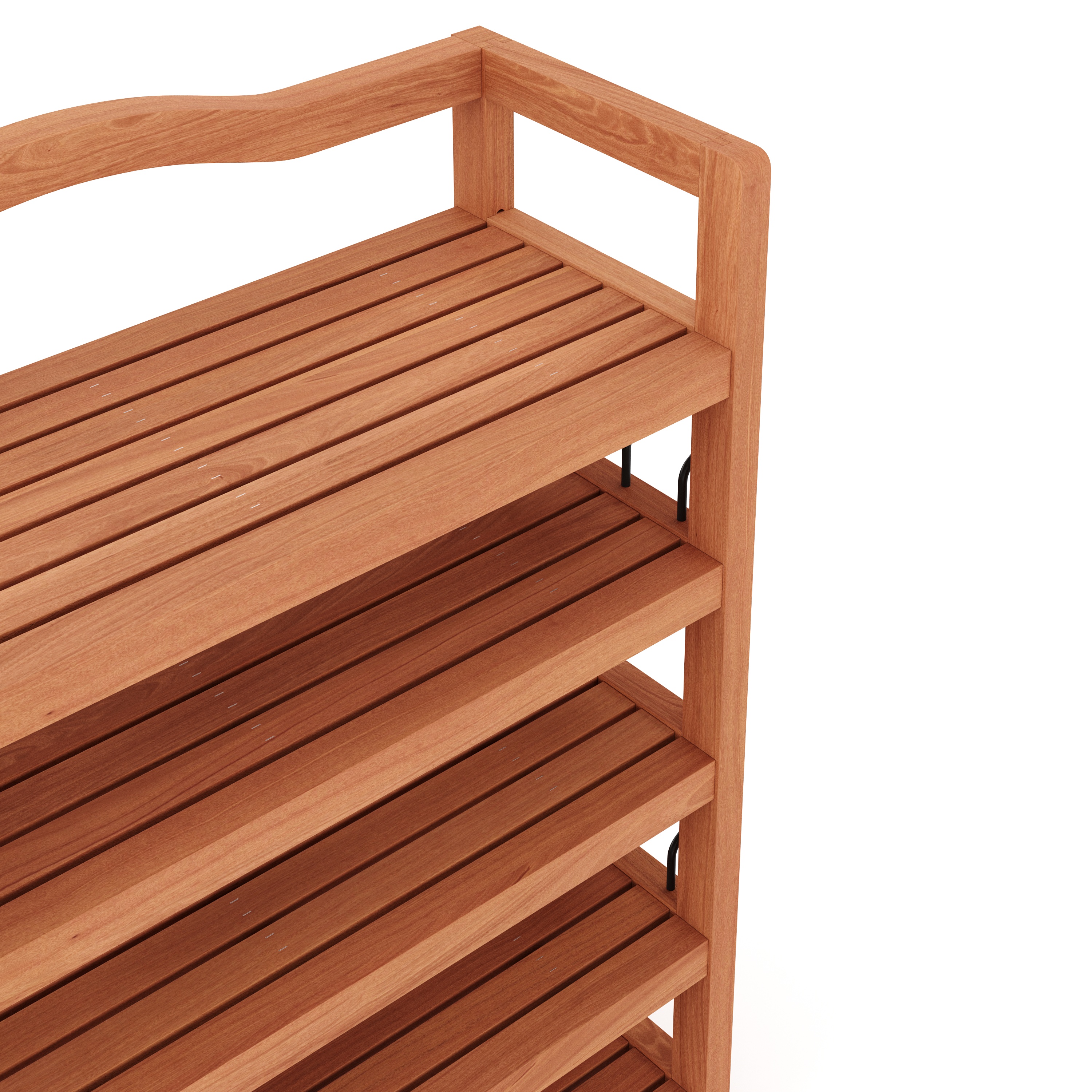 Schuhregal Holz 74 x 26 x 82 cm