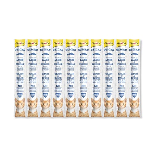 GimCat Sticks Lachs & Forelle 10 St.