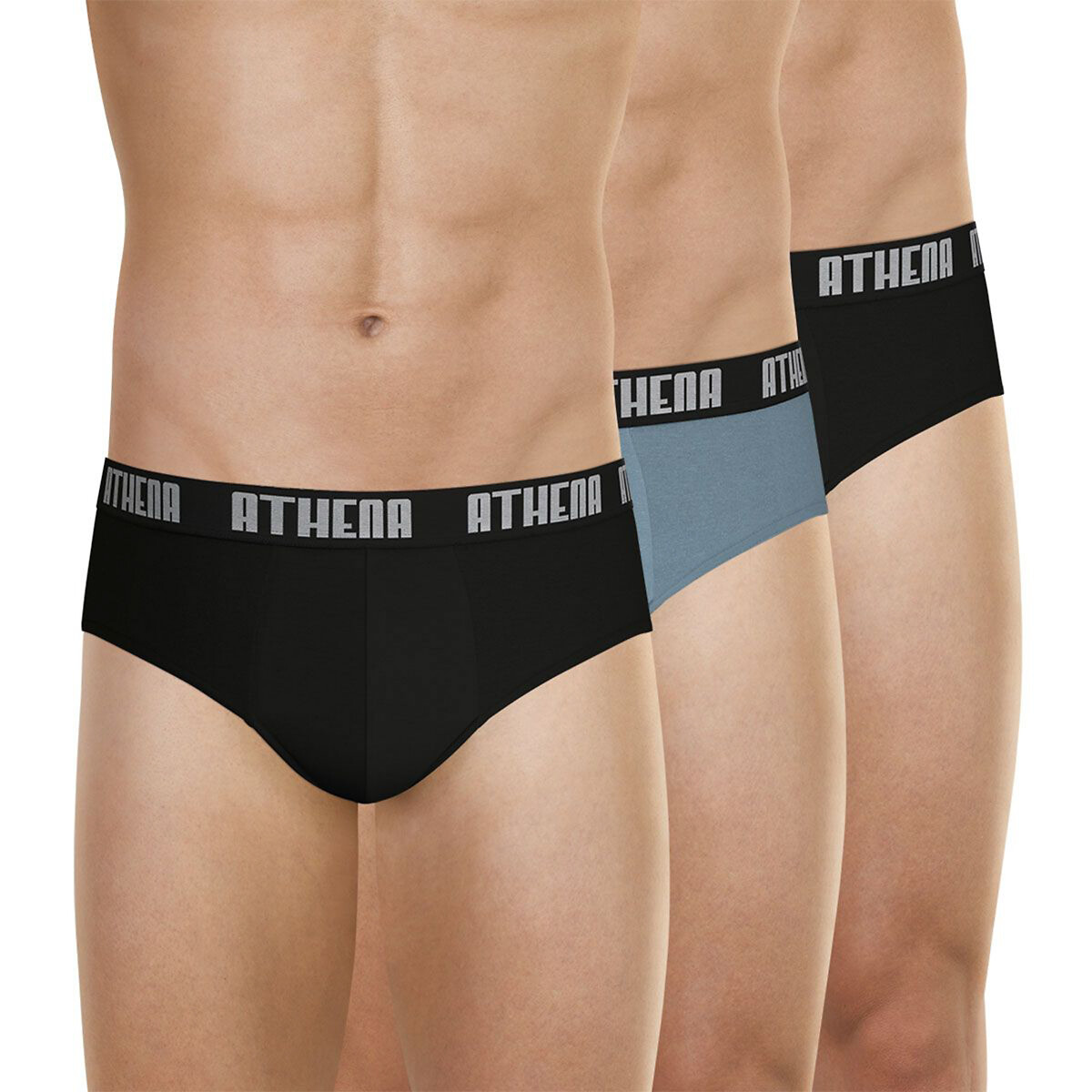 ATHENA<br>Conjunto de 3 cuecas Cor básica