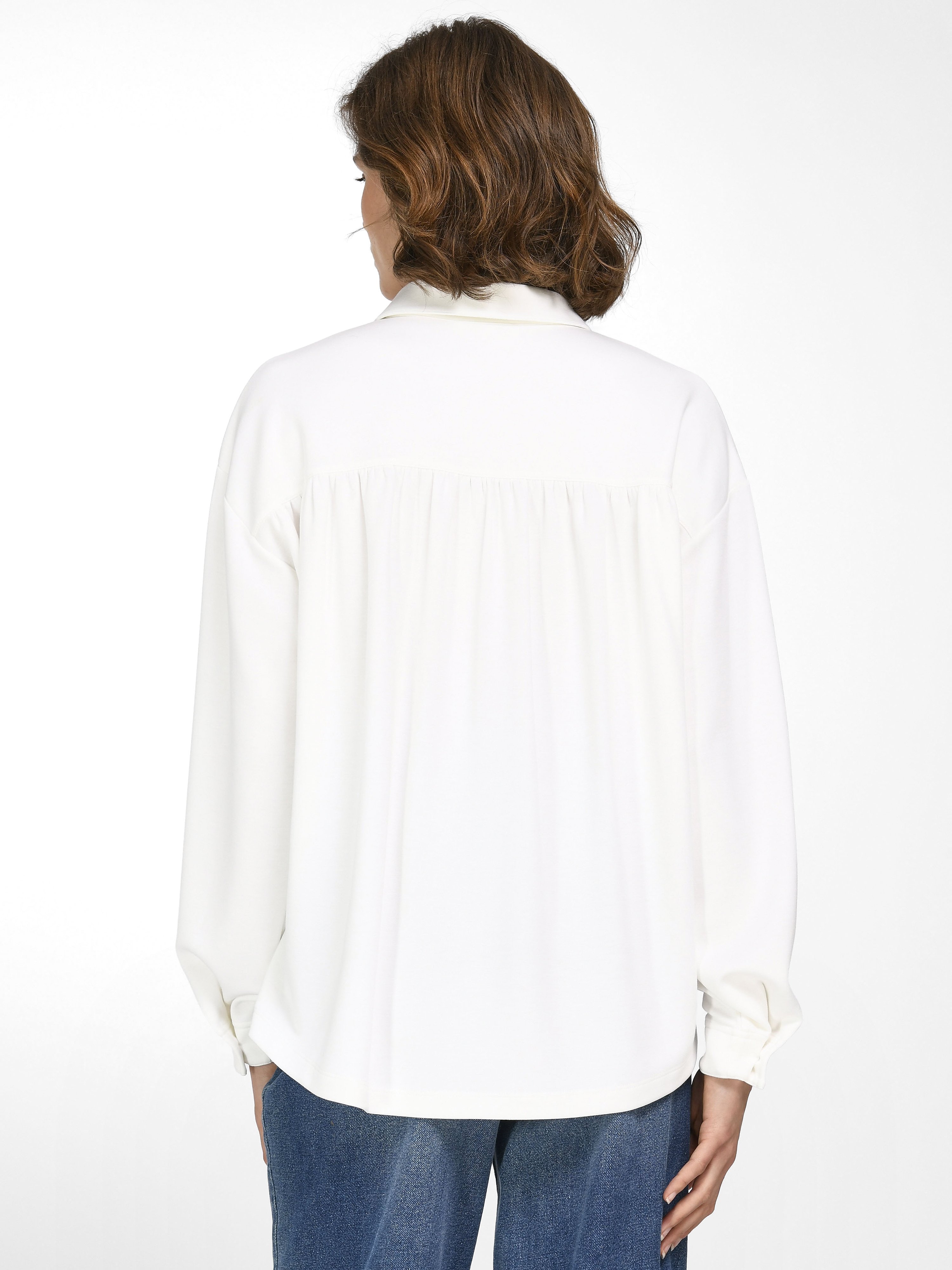 Jersey-Bluse
