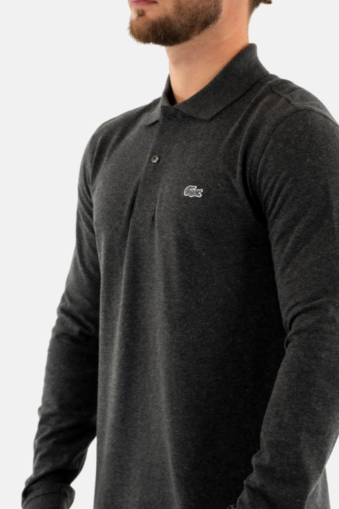 Polos manches longues lacoste ph3517 i7x bitume neps