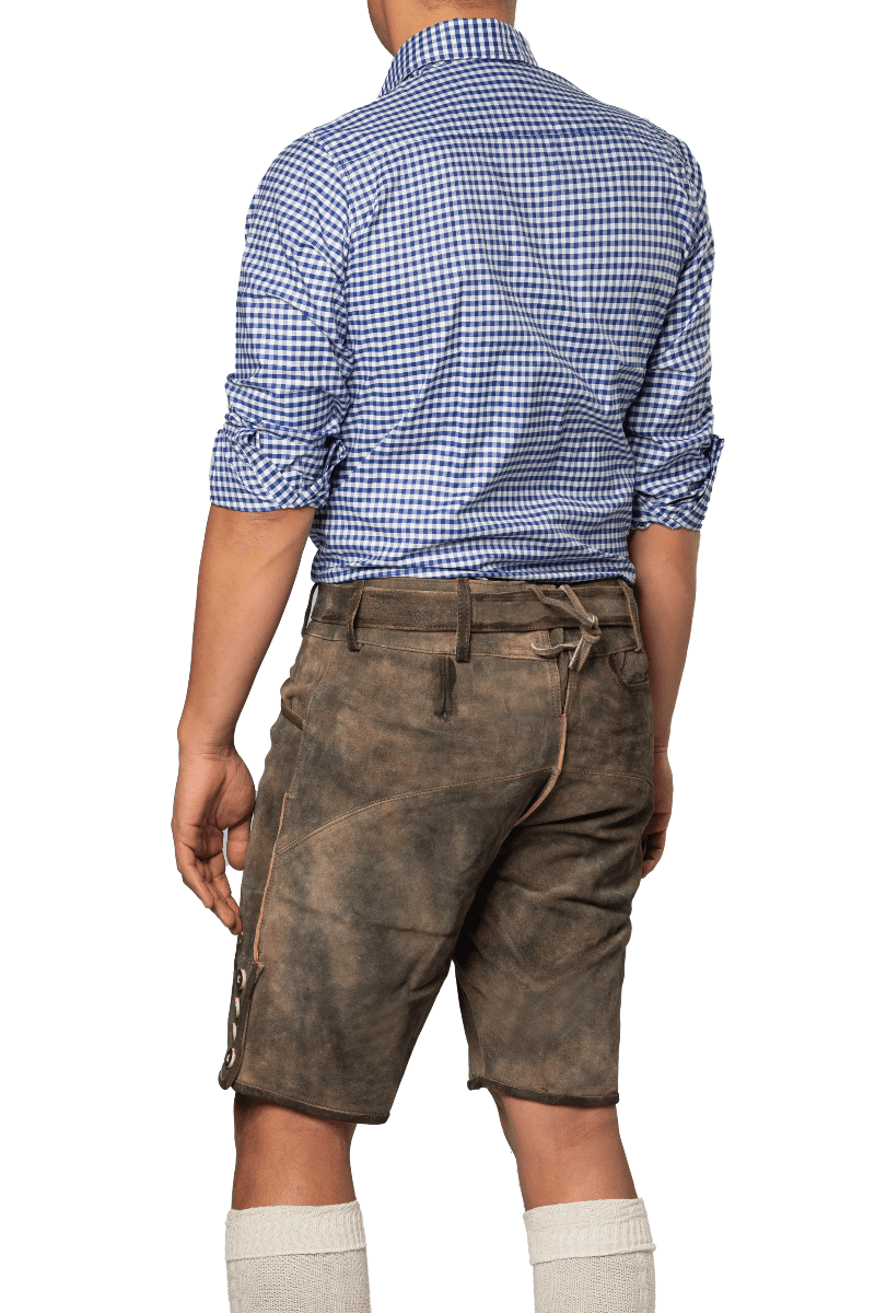 Lederhose Bruin Kort Brixen