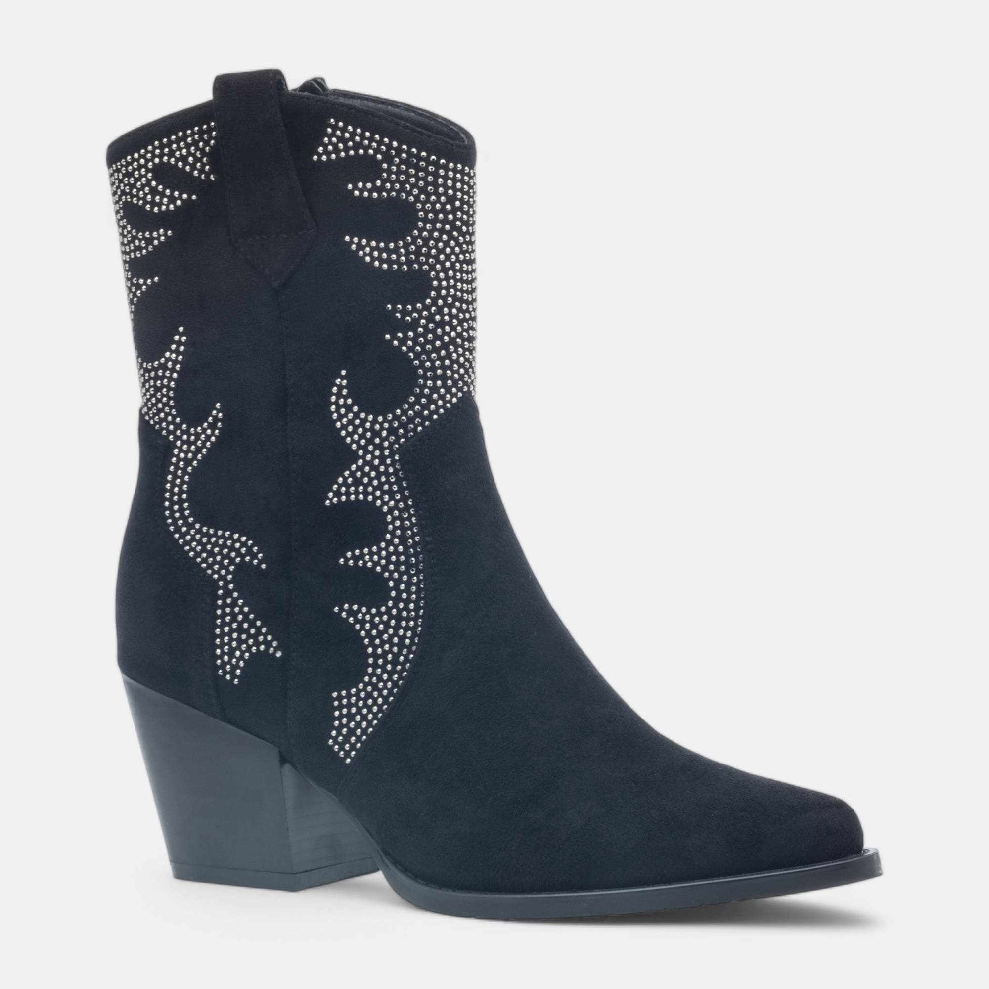Santiags à talon Femme noir