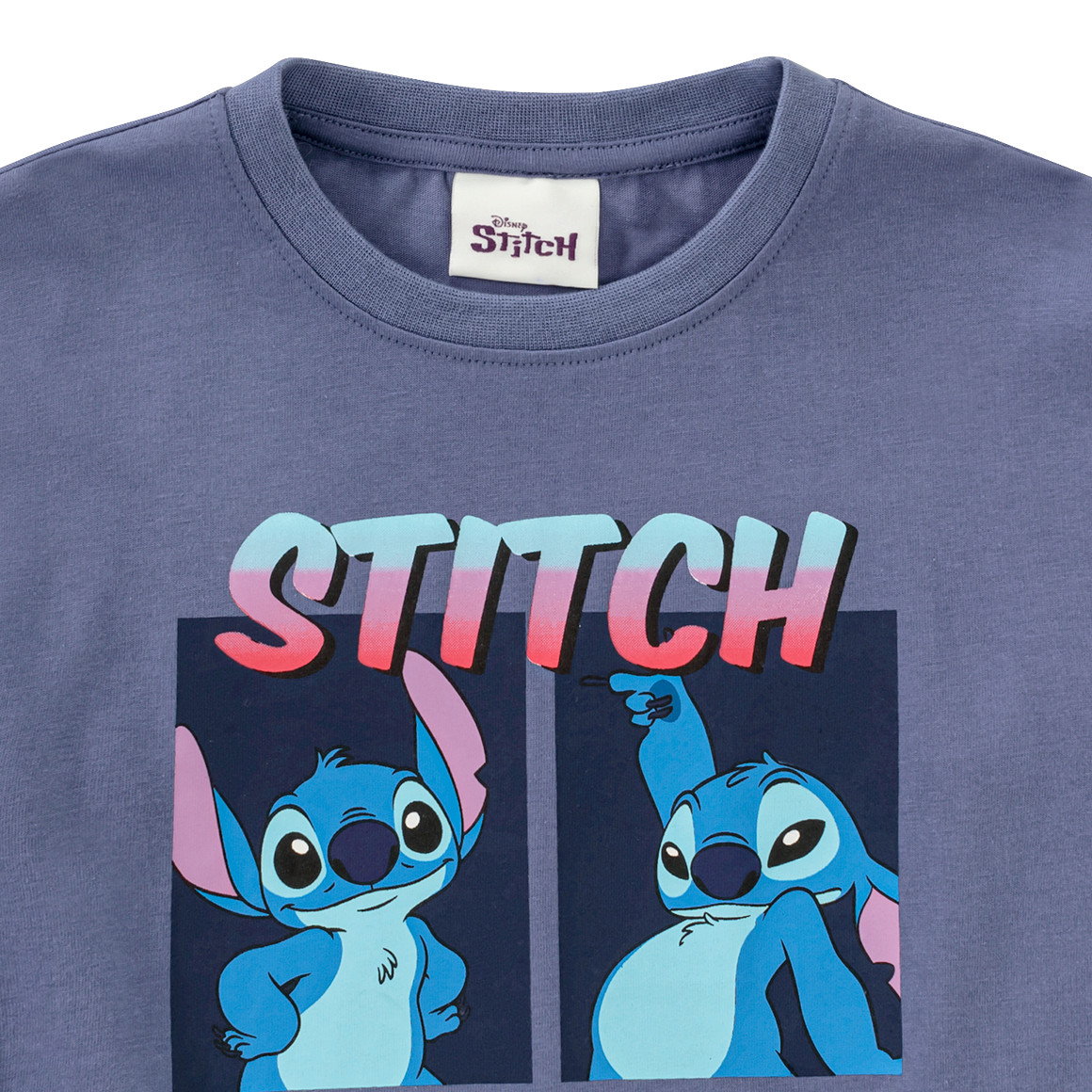 Topolino Disney Stitch Langarmshirt mi Print dunkelblau