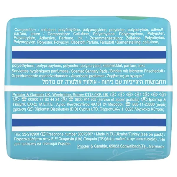 Absorventes higiênicos Always Ultra Normal com abas, pacote com 14 unidades