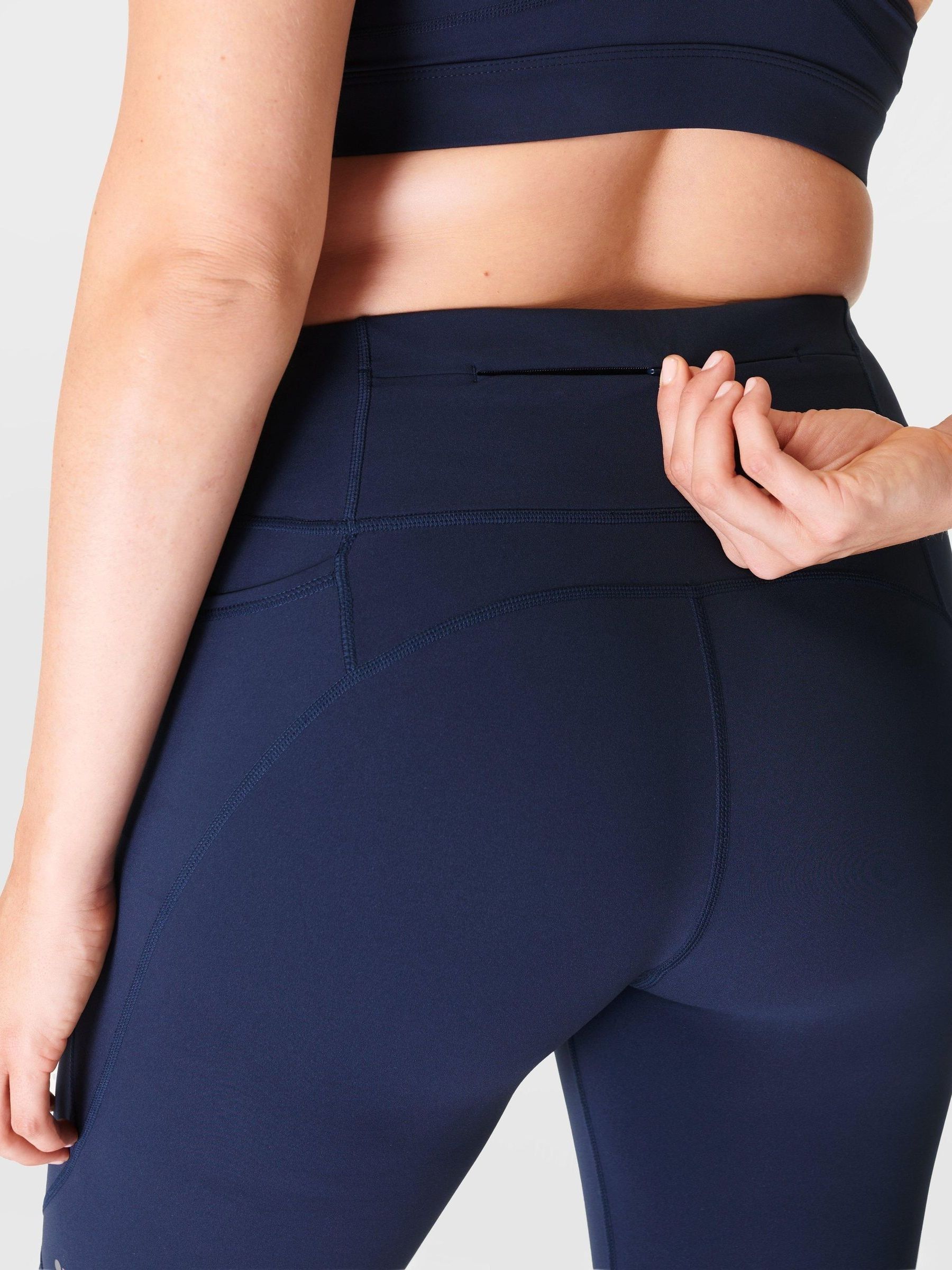 Blauw - Sweaty Betty Power bikershort van 9