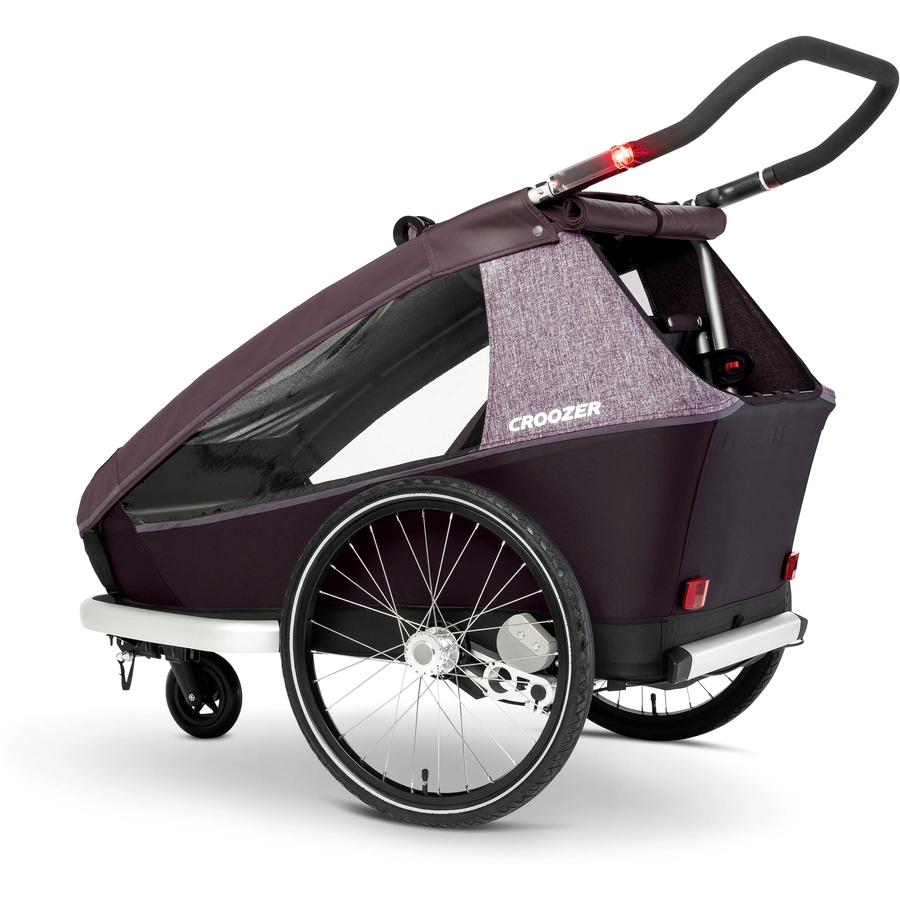 CROOZER Kinderfahrradanhänger Kid Vaaya 1 Blossom Red