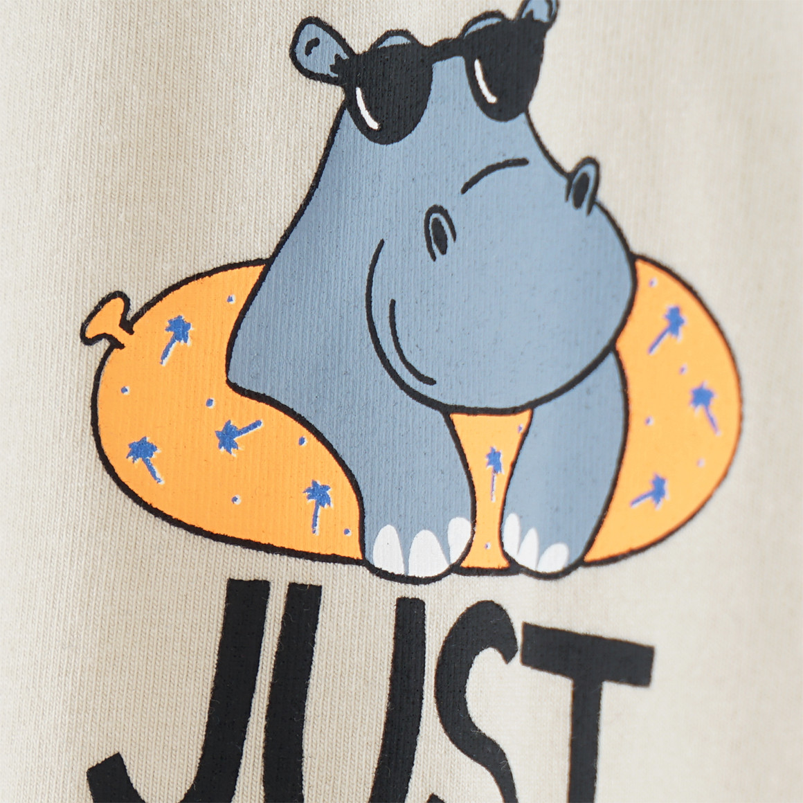 Famy 3 Jungen T-Shirts in verschiedenen Dessins blau / beige / hellgrün