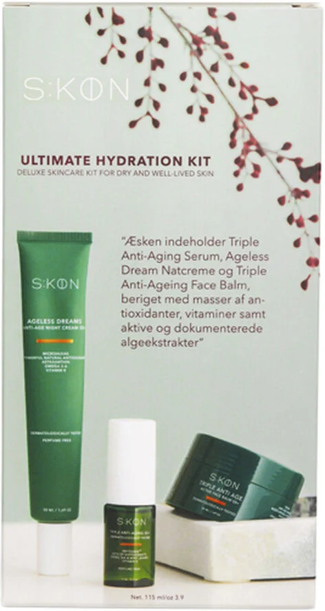 Skøn Skincare Ultimate Hydration Kit - Deluxe Skincare Kit for Dry and Wel