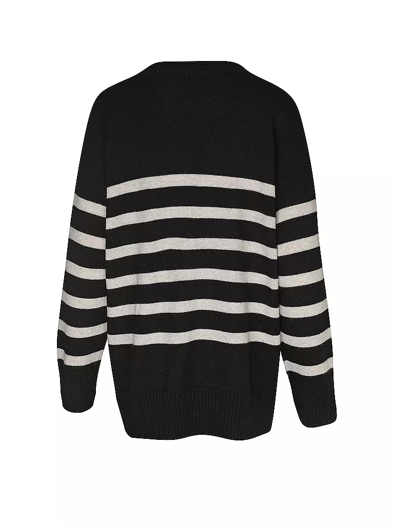 DAVIDA Kaschmirpullover  schwarz