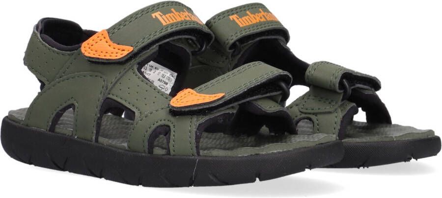 Timberland Kid's Perkins Row 2-Strap Sandal Sandalen olijfgroen