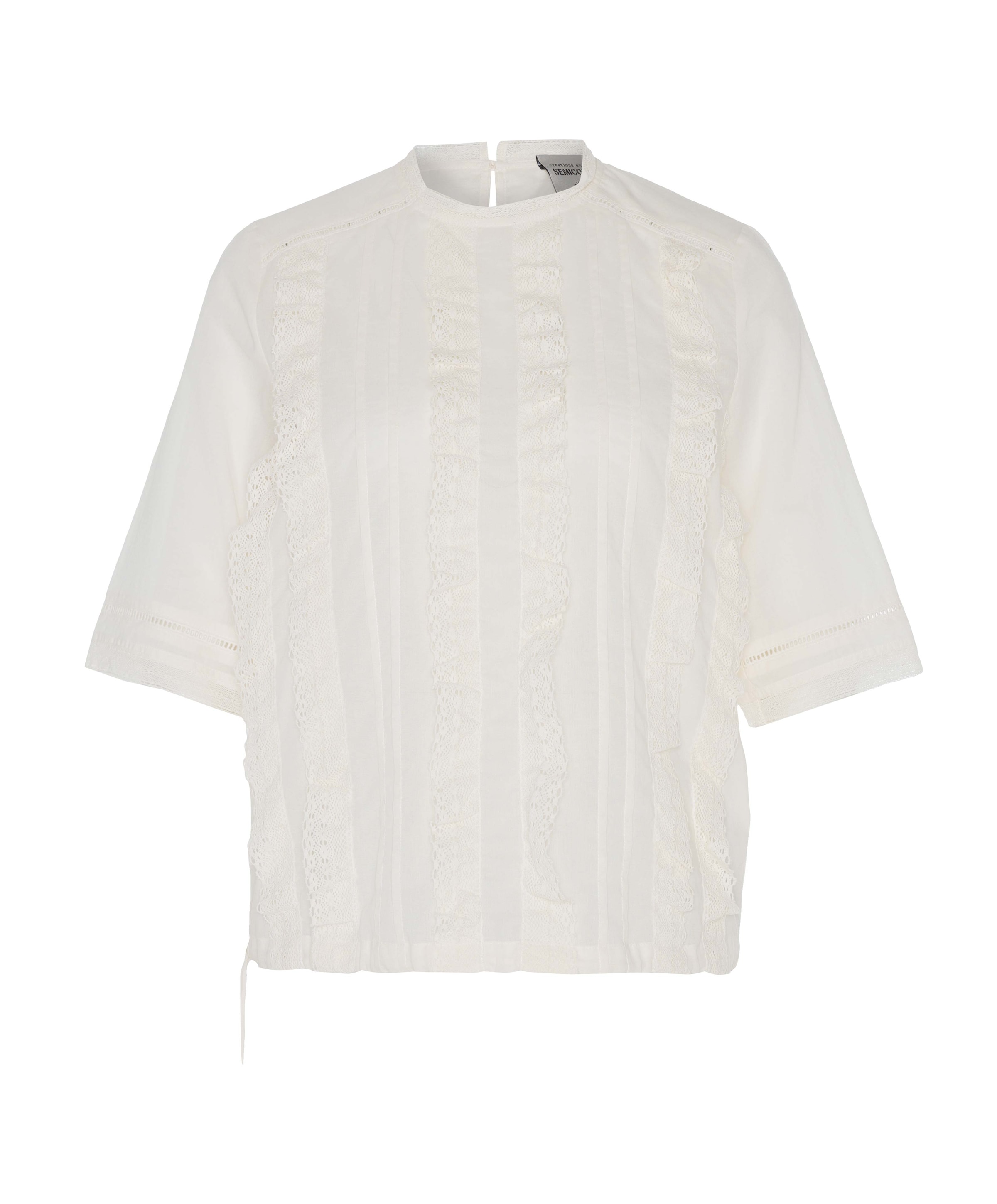 Semicouture Dames blouse ecru