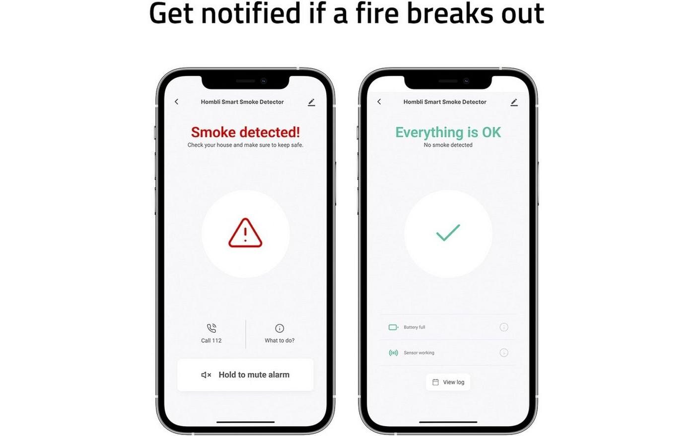 Rauchmelder Smart Smoke Detector, 85 dB, WeissRauchmelder