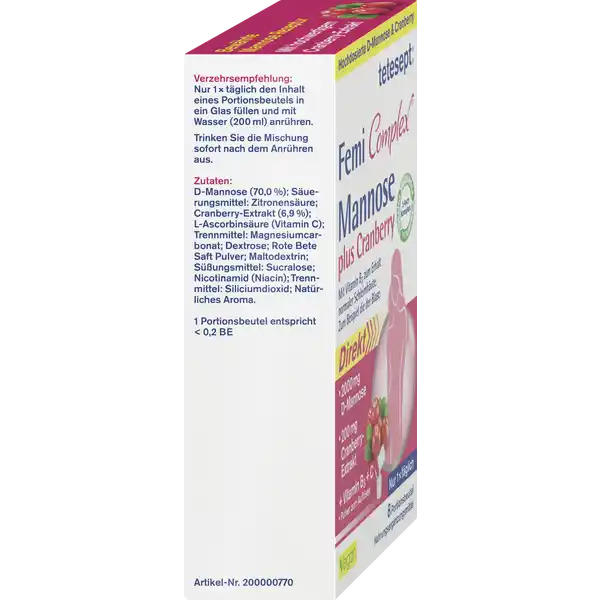 Femi Complex Mannose plus Cranberry
