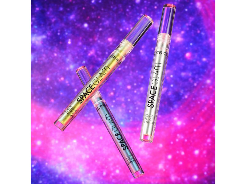 Catrice Eyeliner Space Glam Liquid Effect 040 Pink Stardust Eyeliner ermöglicht ein wischfreies Auftragen mit nur einem Strich
