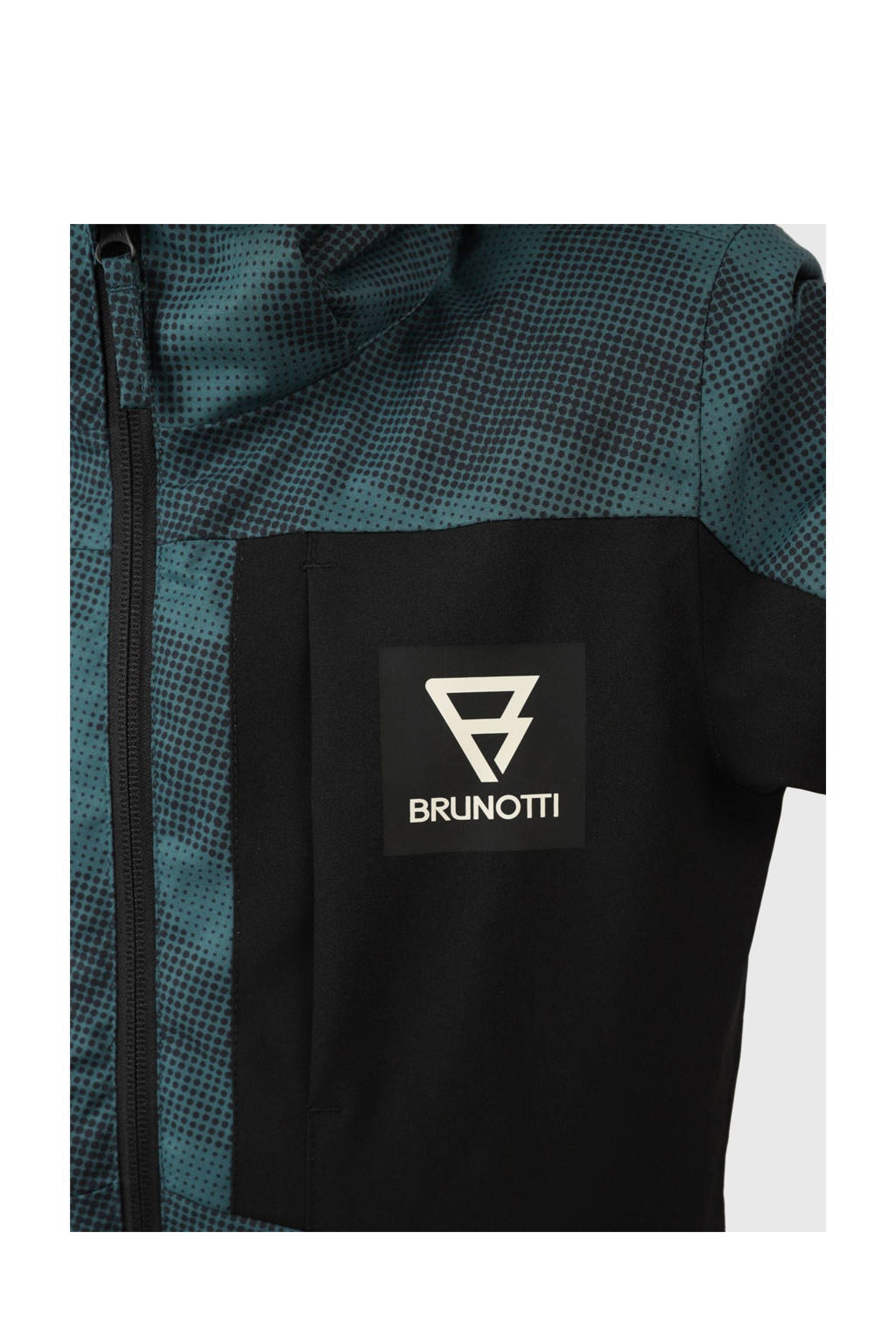 Brunotti ski-jack Aratiny-Gradient petrol/zwart