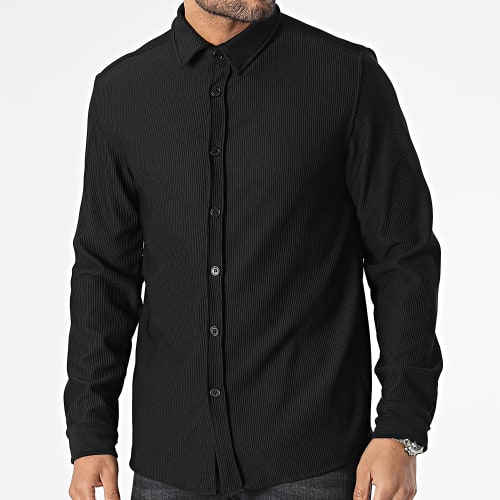 Chemise Manches Longues Noir
