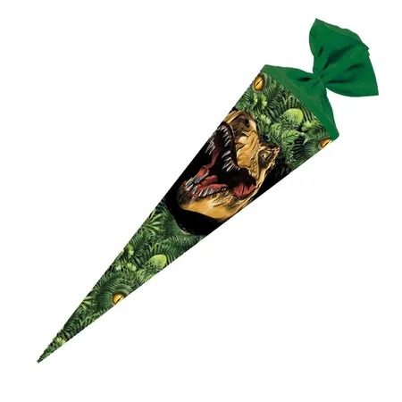 Nestler Schultüte Dino Dschungel, 70 cm rund, Filz